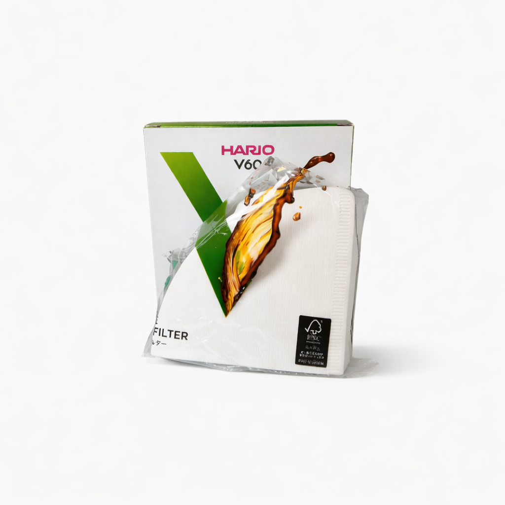 Coador de Papel Hario V60 02 (100 unidades) — Rei do Cafe